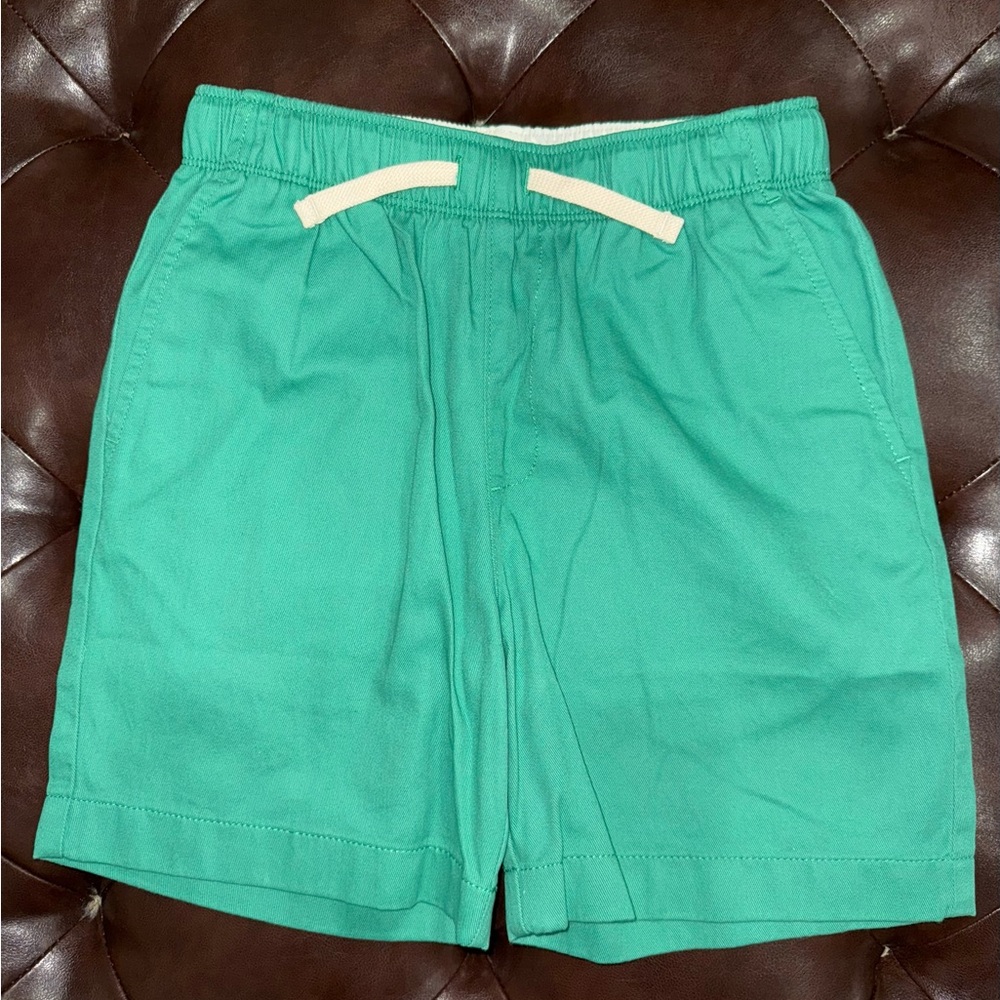 J.Crew Crewcuts Boys Green Twill Dock Shorts